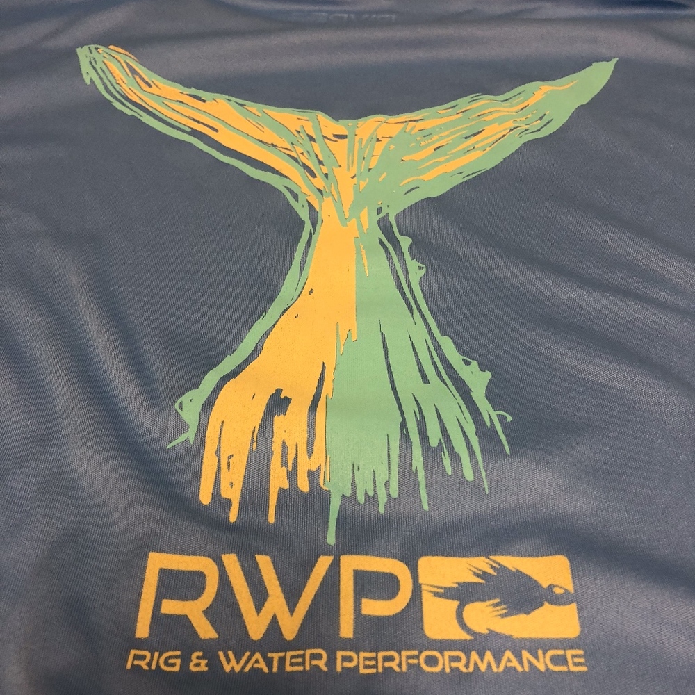 RWP Youth Large L/S UV 50 Tee Shirt Graphic Tuna